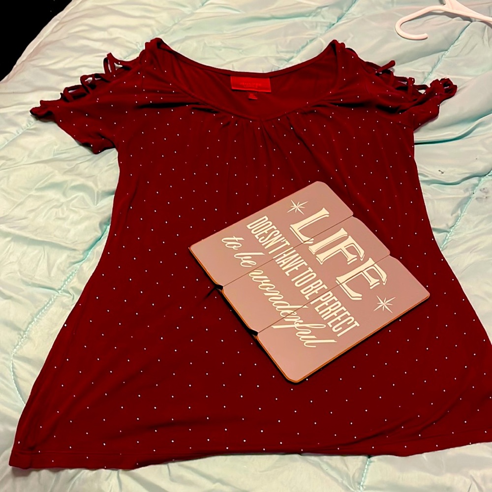 I am selling a red t shirt that is so soft